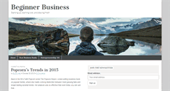 Desktop Screenshot of beginnerbusiness.com